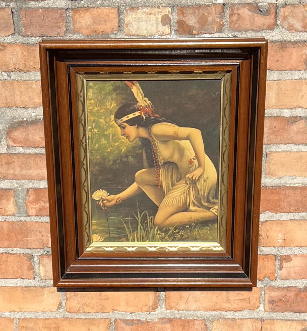 Antique Indian Maiden Print (1 of 3)