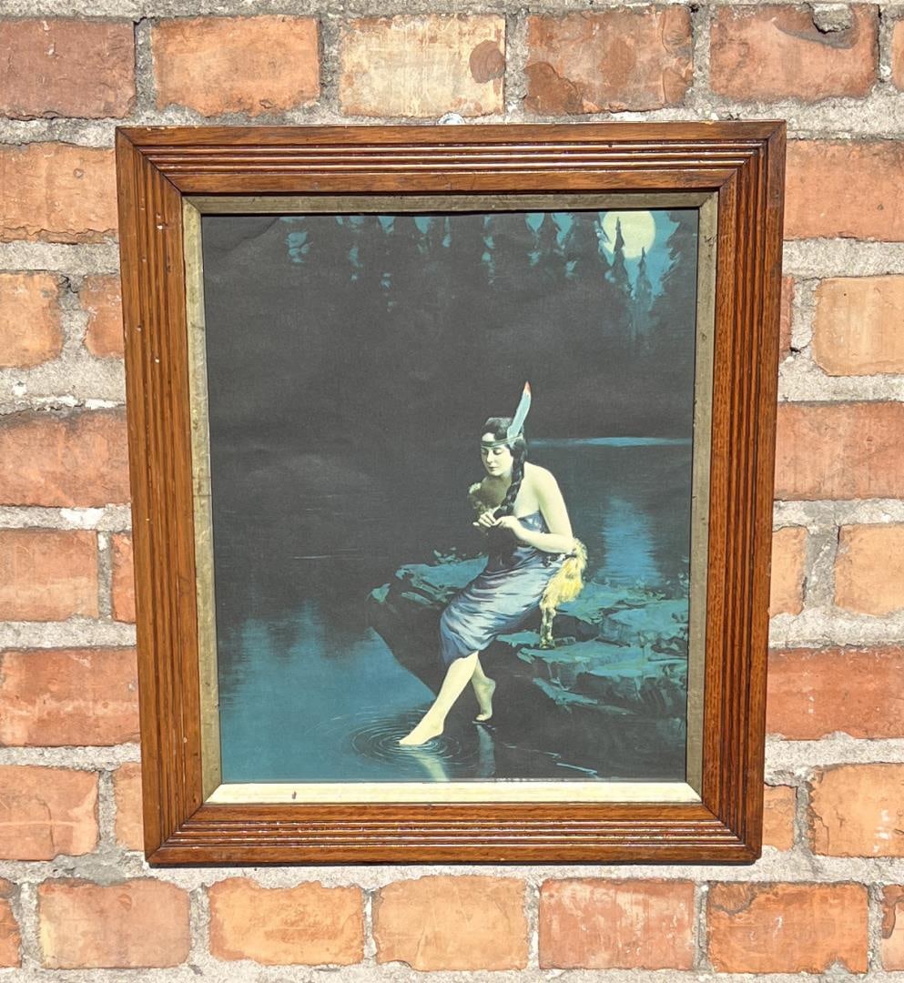 Antique Indian Maiden Print (1 of 3)