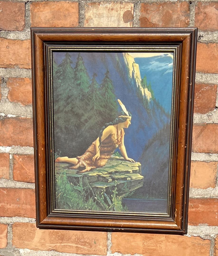 Antique Indian Maiden Print (1 of 3)