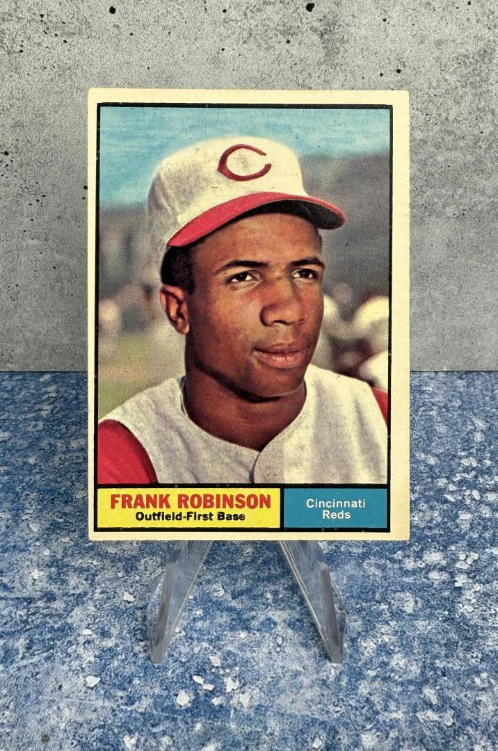 1961 Topps Baseball Frank Robinson Card (1 of 3)