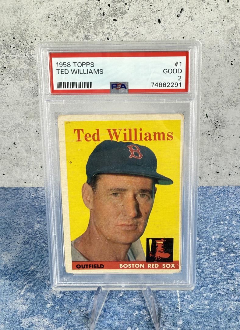 1958 Topps Ted Williams #1 Card PSA 2 (1 of 3)