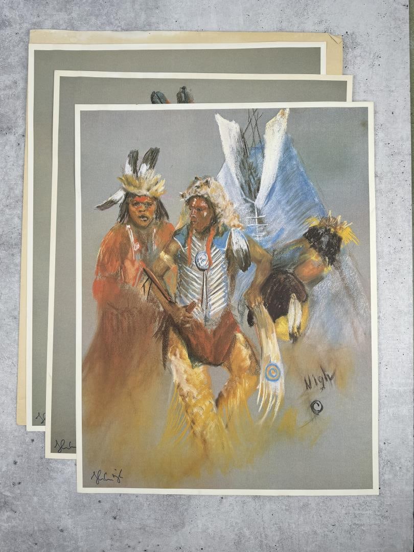 Frank Emerson Nigh Prints: Lot of three. 20" by 25 1/2"