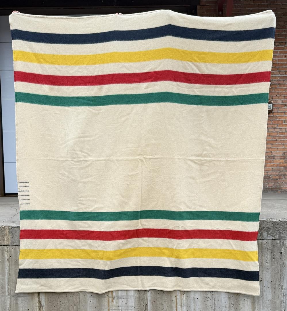 Hudsons Bay Style Six Point Wool Trade Blanket (1 of 4)