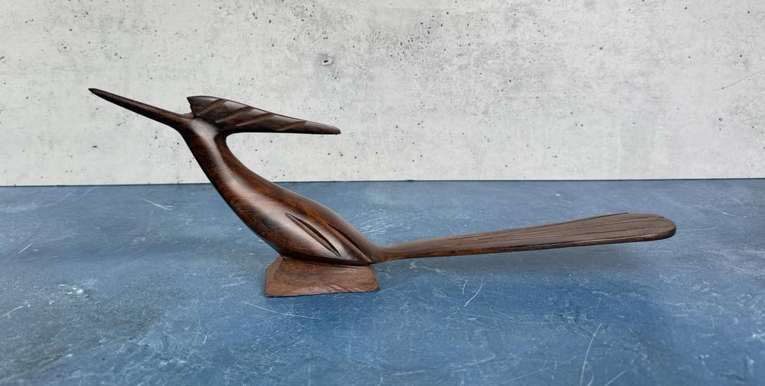 Mexican Ironwood Roadrunner Carving (1 of 4)