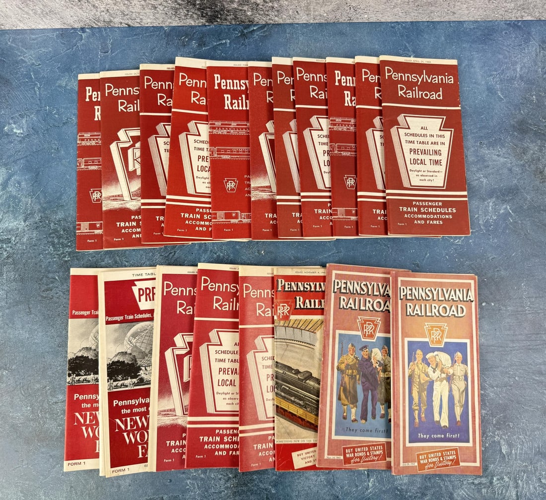 Pennsylvania Railroad Time Tables (1 of 6)