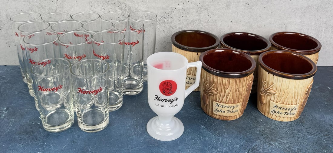 Harvey's Lake Tahoe Tiki Mugs and Glasses (1 of 6)