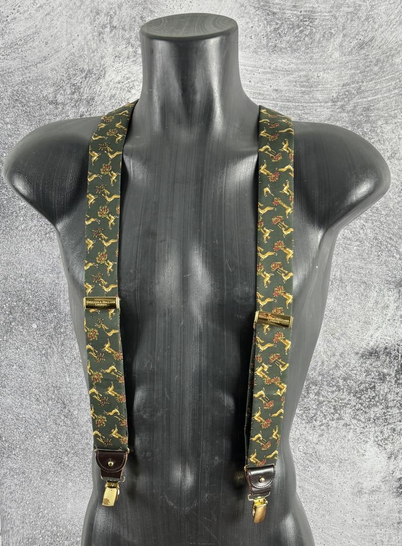 Holland & Holland Hunting Suspenders Braces: 39" long