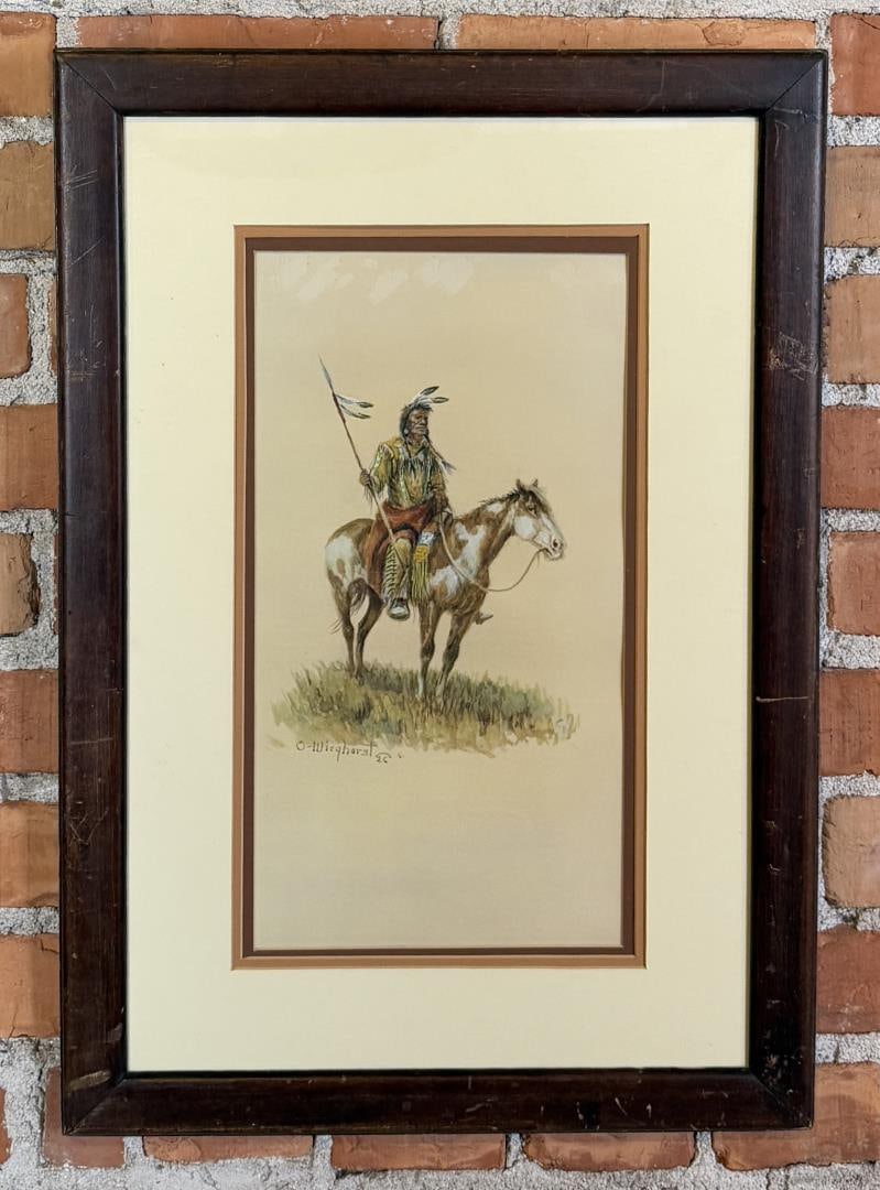 Olaf Wieghorst Indian Warrior Print (1 of 5)