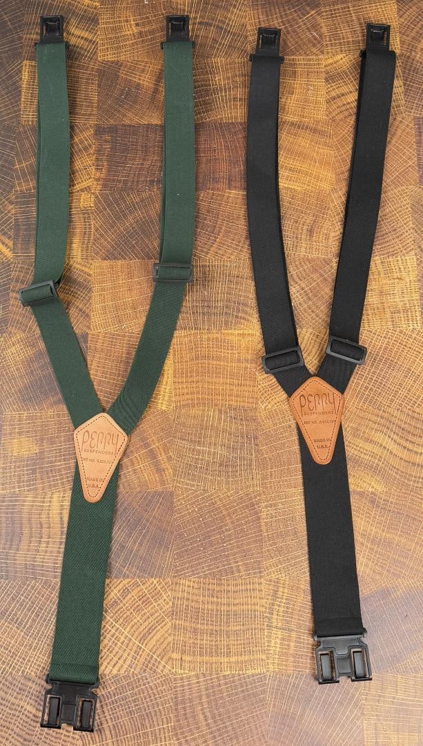 Perry Suspenders: USA Made.