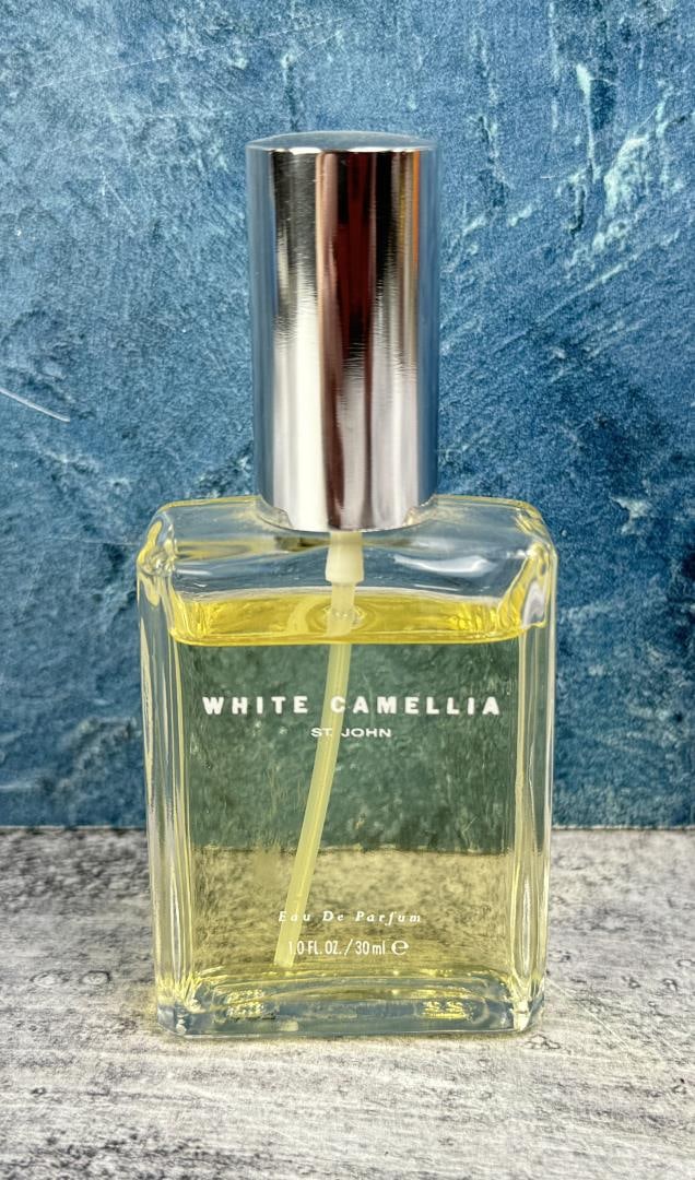 St. John White Camellia Eau de Parfum Perfume: 30ml Size. Almost Full.
