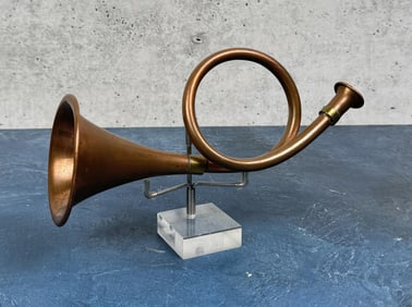 Copper and Brass Hunting Horn