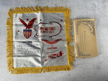 WW2 Army Air Force Pillow Cover
