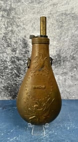 Italian Made Brass Powder Flask