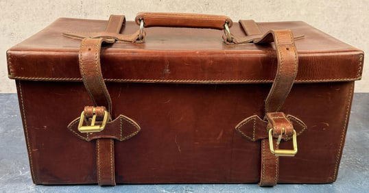 Custom Made Leather Shotgun Hunting Box