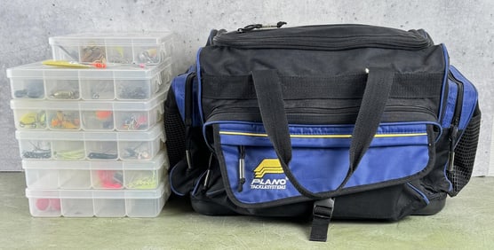 Plano Fishing Tackle Boxes and Contents