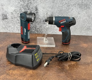 Bosch Litheon Drill and Flashlight
