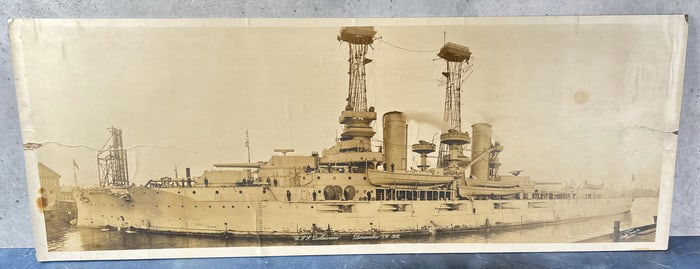 WWI WW1 USS Delaware Battleship Photo