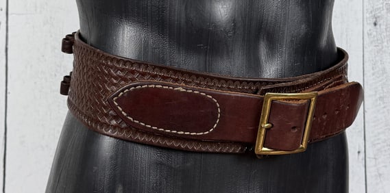 Eubanks Idaho Leather 30-06 Rifle Ammo Belt