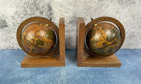 Italian Made Globe Bookends
