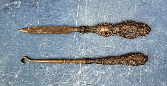 Victorian Sterling Silver Vanity Items