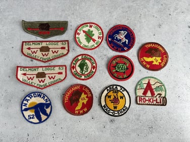 Order of the Arrow Boy Scout Patches