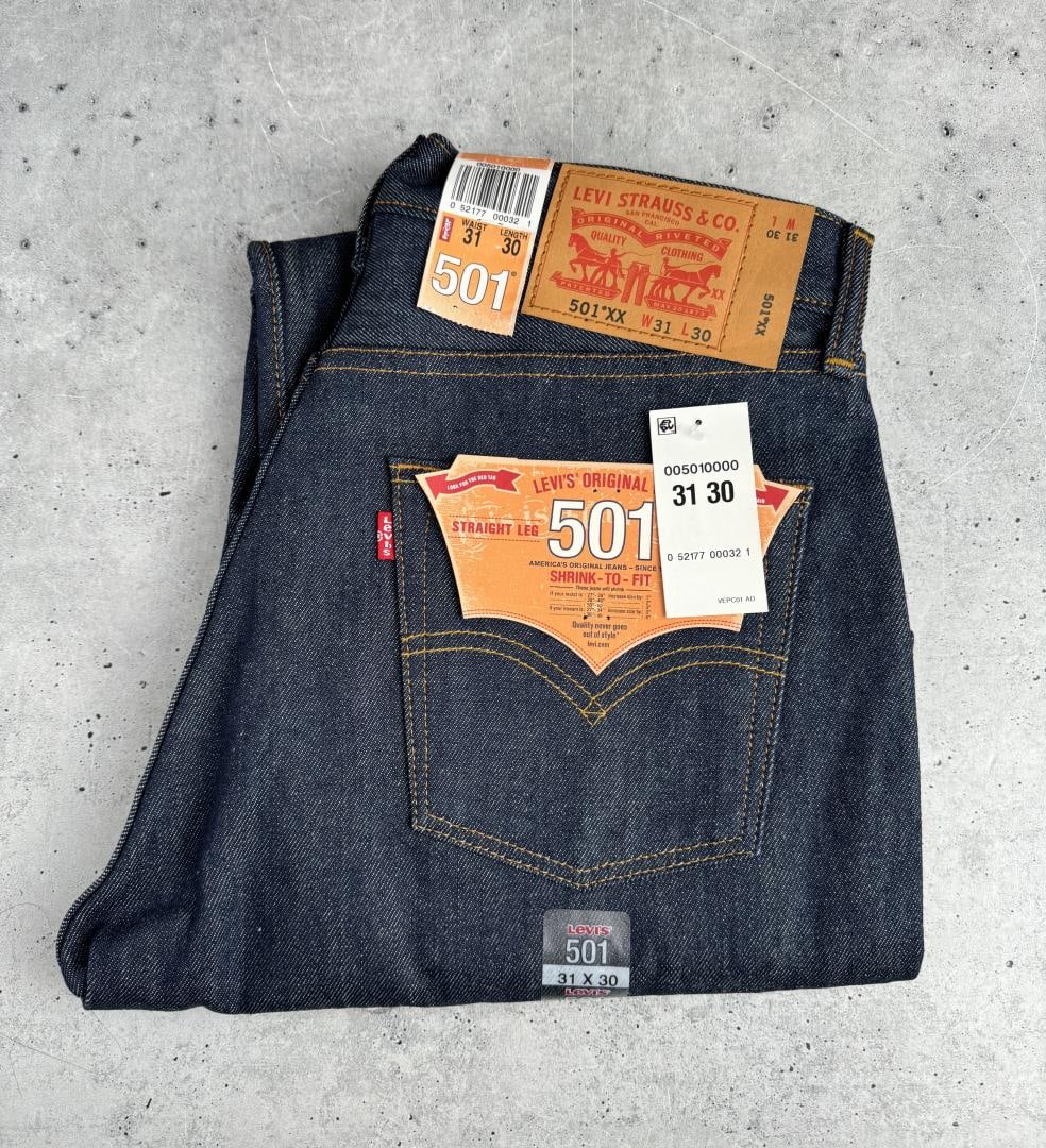 Levi Strauss 501 XX 31 30 Jeans Deadstock: Never used with flasher tags.