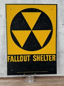 US Department of Defense Fallout Shelter Sign