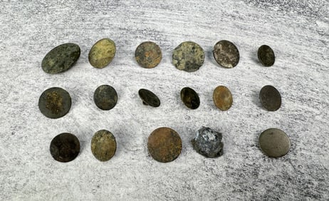 Revolutionary War Flat Buttons