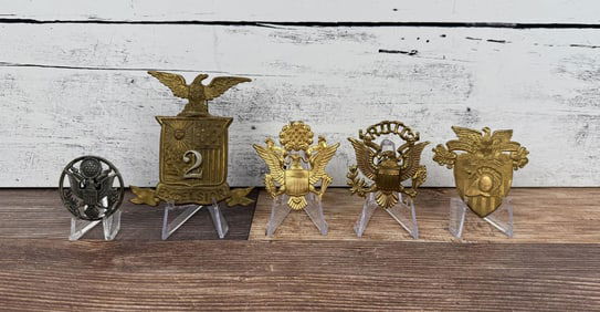Collection of US Military Cap Insignia