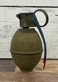 Inert Vietnam War Lemon Practice Grenade