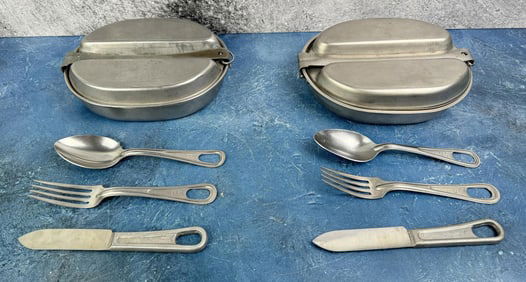 WW2 and Vietnam War Mess Kits