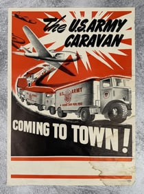 1946 US Army Caravan Recruiting Poster