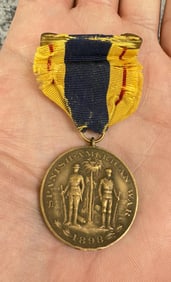 1898 Connecticut Spanish American War Medal