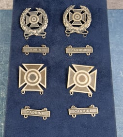 Sterling Silver Sharpshooter Award Badges