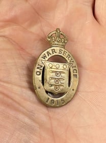 WWI WW1 Great Britain War Service Badge