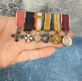 WWI WW1 British Miniature Medal Bar