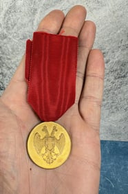 French Made Serbian Medal for Zeal