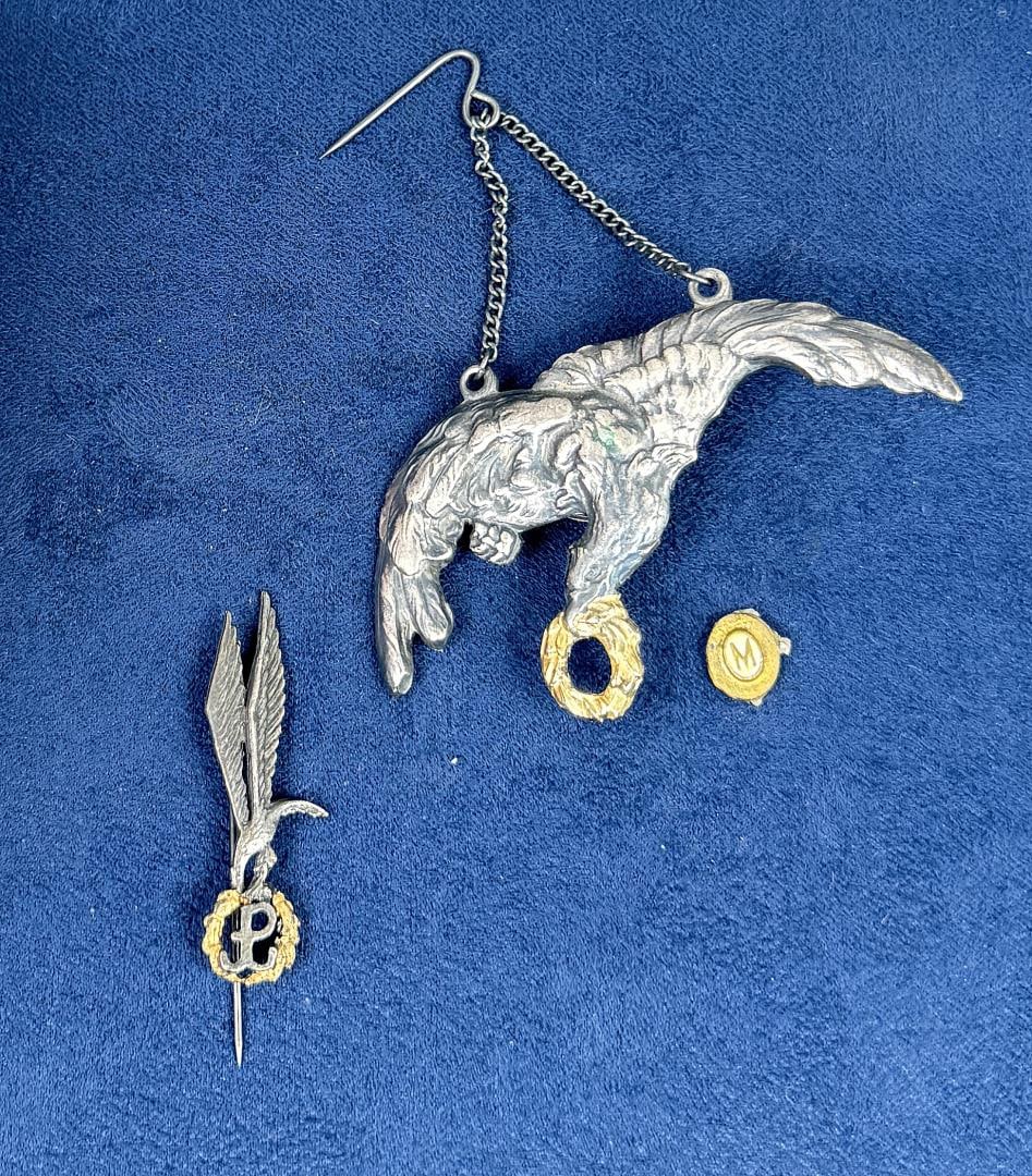 WW2 Polish Meteorologist Pilot Paratrooper Badges: Nice grouping.