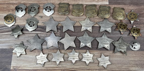 Collection of Reproduction Police Badges