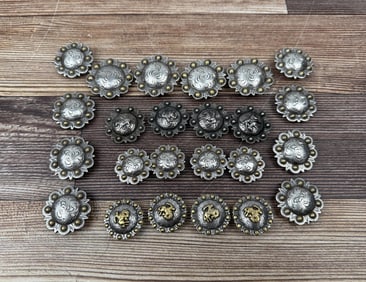 Cowboy Bridle Rosettes