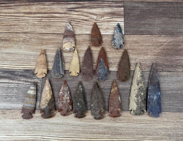 Native American Indian Arrowheads