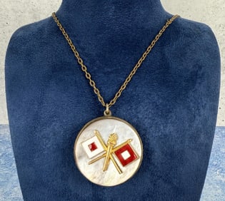 WW2 Signal Corps Sweetheart Necklace