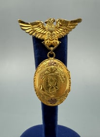 WW2 USMC Marine Corps Sweetheart Brooch