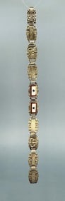 WW2 Sterling Army Navy Sweetheart Bracelet