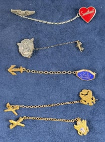 WW2 Armed Forces Sweetheart Brooches