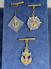 WW2 Sweetheart US Navy Brooches