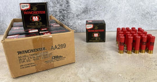 225 Rounds of Winchester 28ga Shotgun Ammo