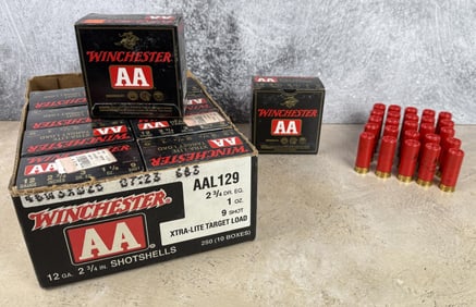 241 Rounds of Winchester 12ga Shotgun Ammo