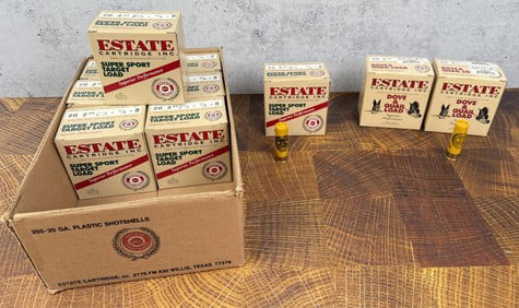 250 Rounds of Estate 20ga Shotgun Ammo