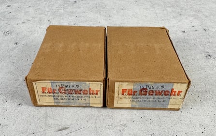 30 Rounds of WW2 German 8mm Mauser Rifle Ammo